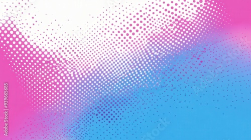 A vibrant gradient pattern featuring a blend of pink and blue colors
