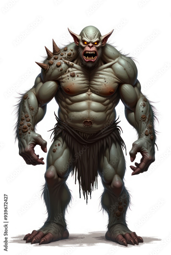 Mottled Troll in Dark Fantasy , dark fantasy aesthetic, high-detail illustration, epic fantasy artwork, character concept art, rich color palette, dark and gritty style. Mottled Troll in Dark Fantasy , dark fantasy aesthetic, high-detail illustration, epic fantasy artwork, character concept art, rich color palette, dark and gritty style.