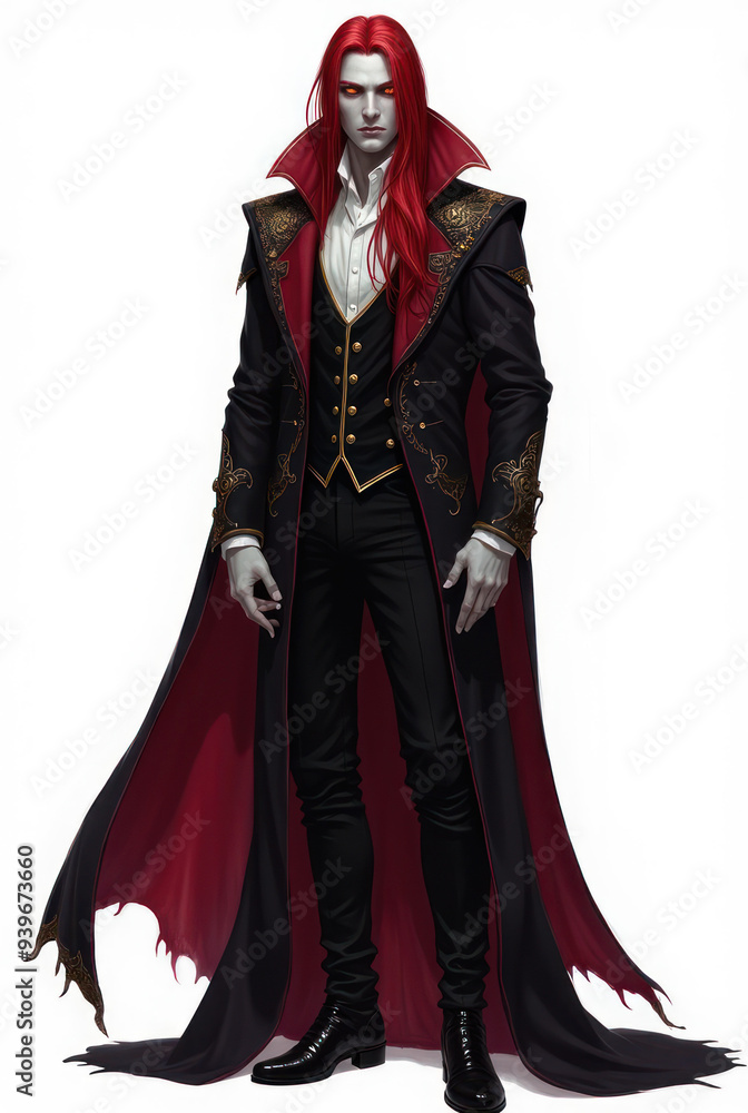 Regal Vampire Lord in Dark Fantasy , dark fantasy aesthetic, high-detail illustration, epic fantasy artwork, character concept art, rich color palette, dark and gritty style. Regal Vampire Lord in Dark Fantasy , dark fantasy aesthetic, high-detail illustration, epic fantasy artwork, character concept art, rich color palette, dark and gritty style.