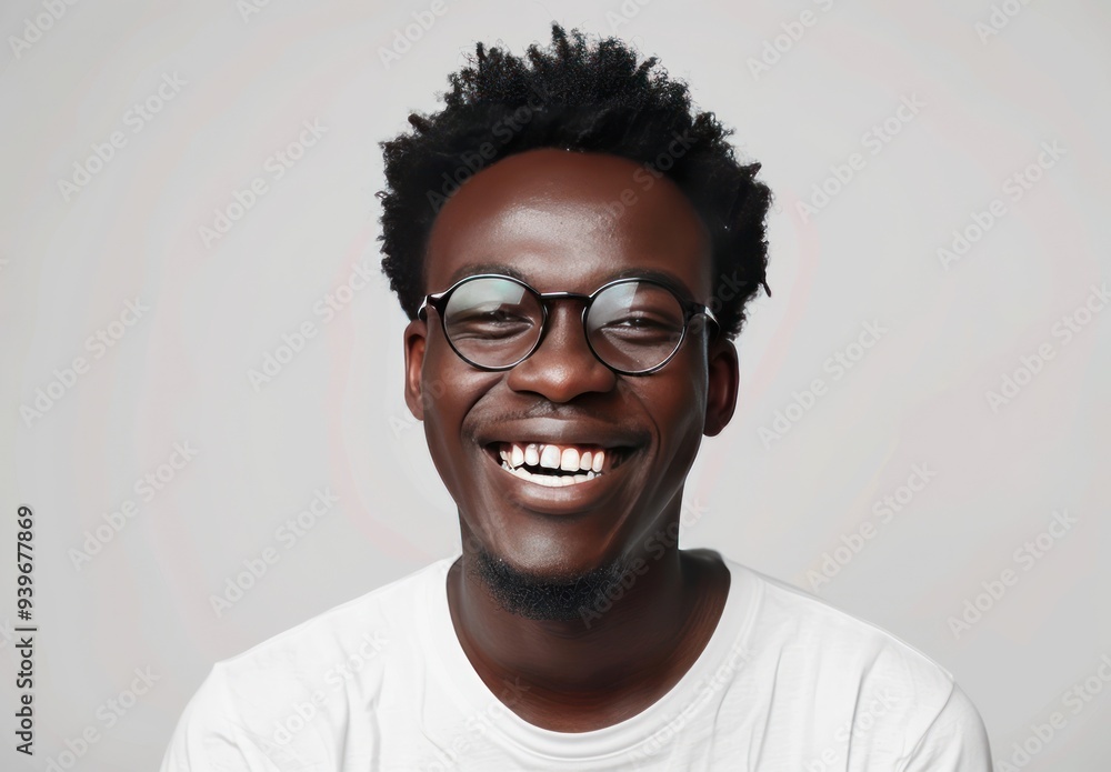 Smiling Man with Glasses Smiling Man with Glasses