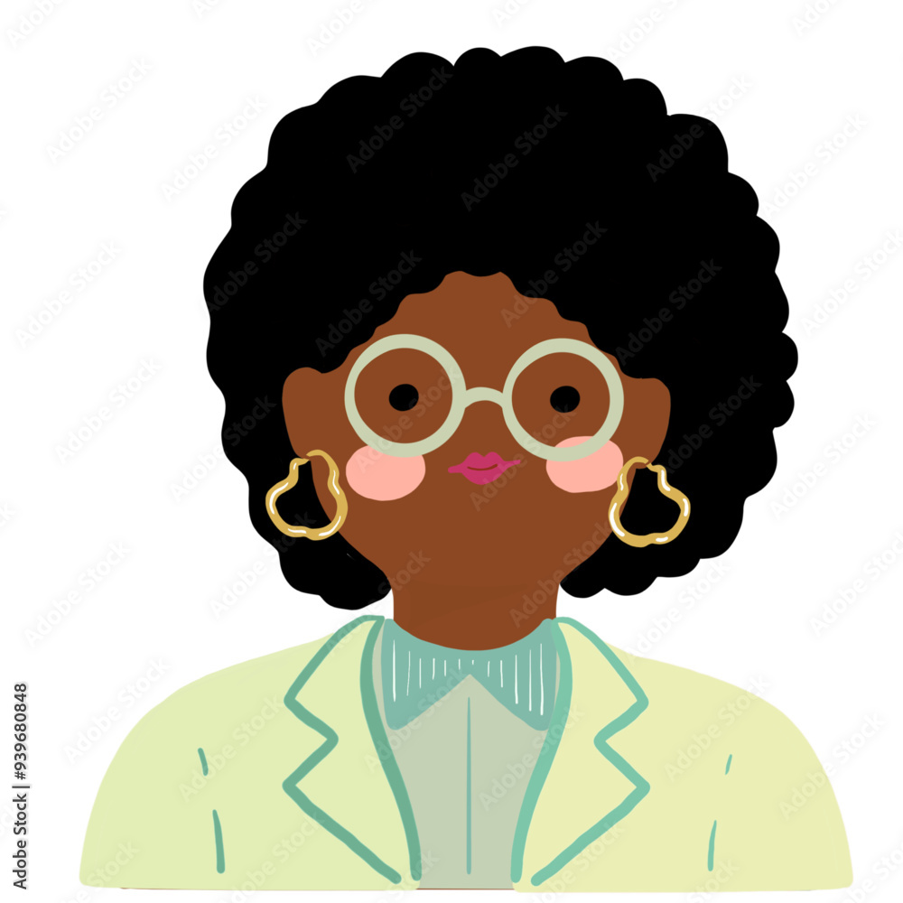 Fototapeta premium woman face illustration vector