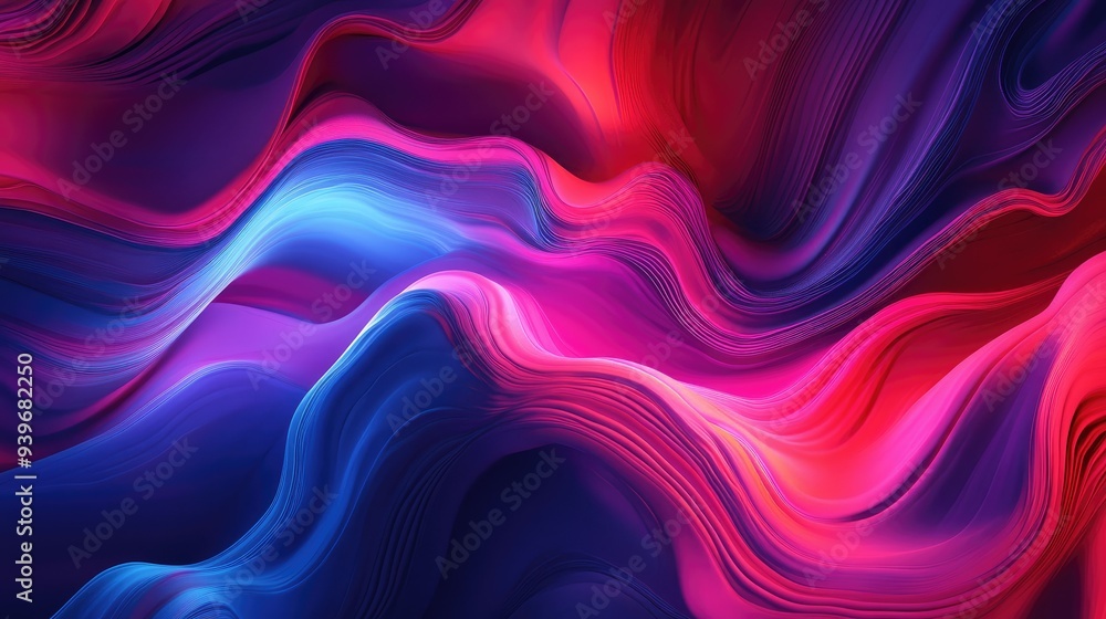 Stunning 3D rendering of a wavy abstract liquid background. Stunning 3D rendering of a wavy abstract liquid background.