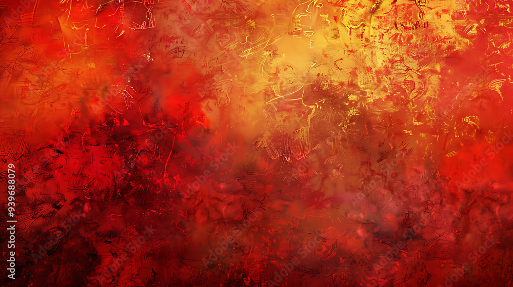 Fiery Red Abstract Texture Fiery Red Abstract Texture