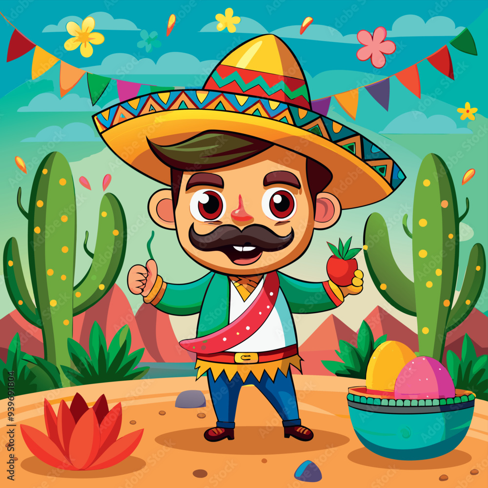 cartoon-cinco-de-mayo-illustration