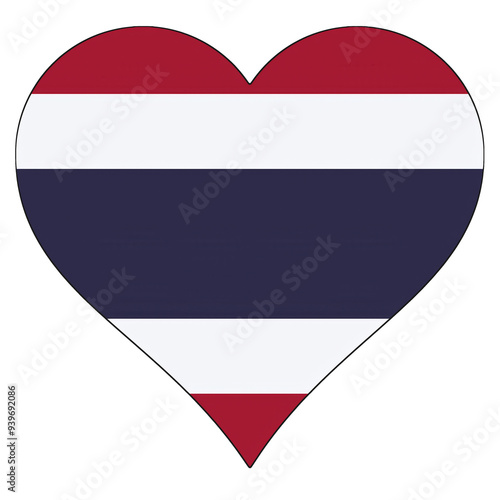 Heart of a flag Thailand Free Download Heart of a flag Thailand - GFXLoad