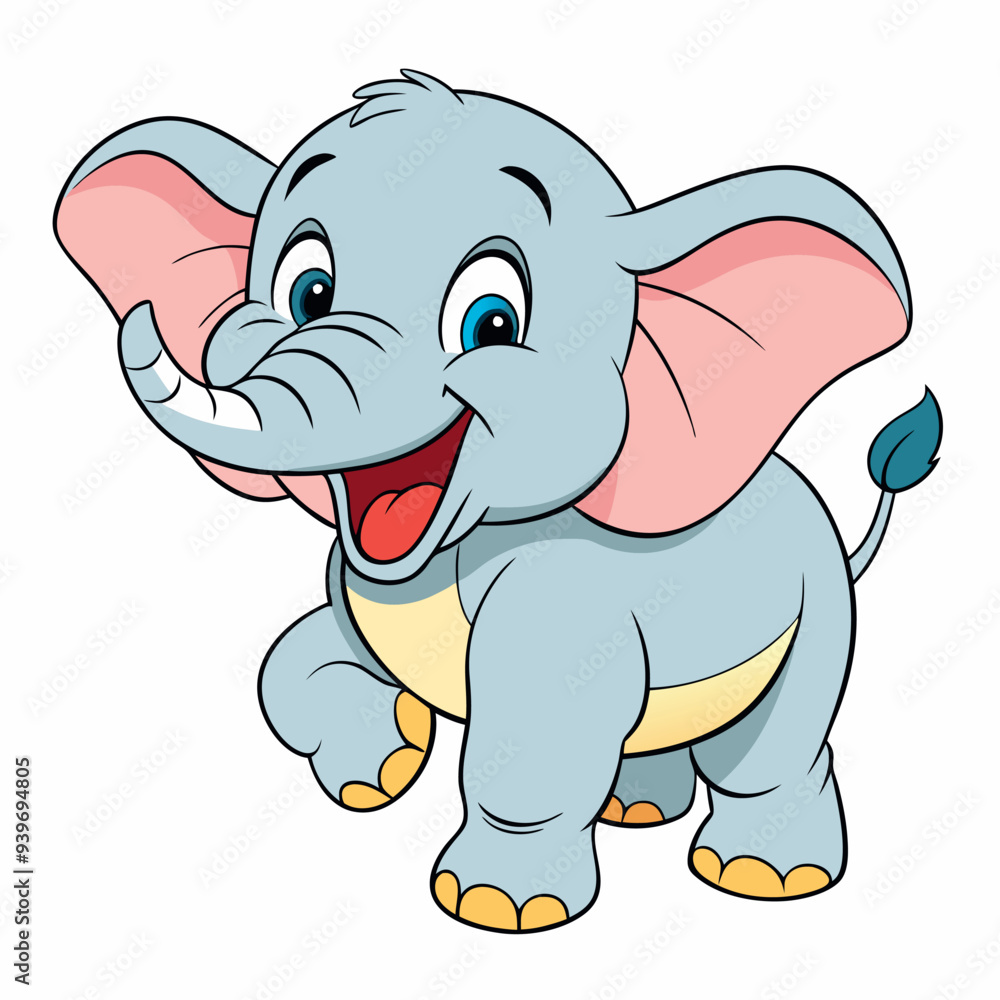 Obraz premium Cartoon elephant