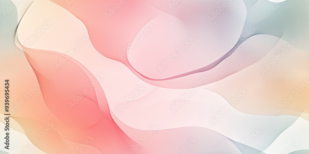 Gentle pastel gradients flow together in a smooth, seamless pattern, evoking a soft, serene ambiance. Gentle pastel gradients flow together in a smooth, seamless pattern, evoking a soft, serene ambiance.