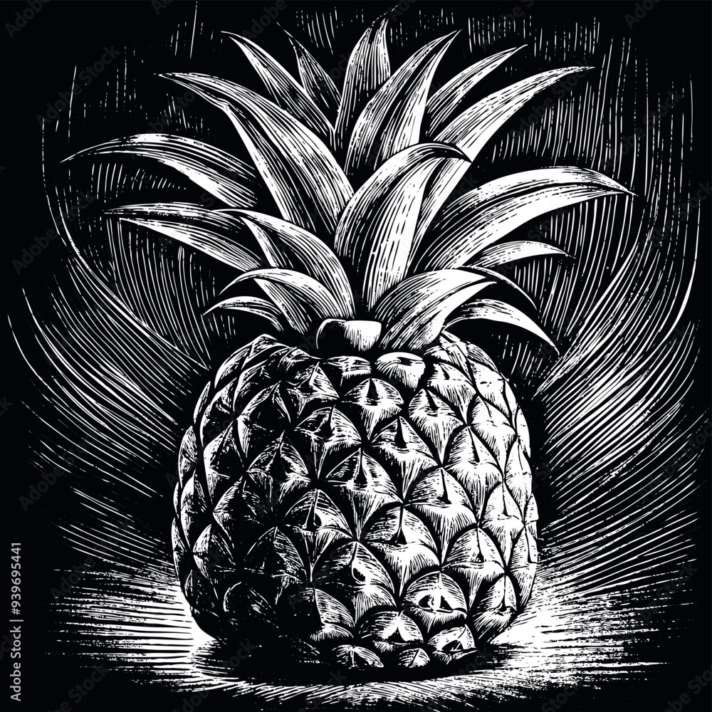 Pineapple vector