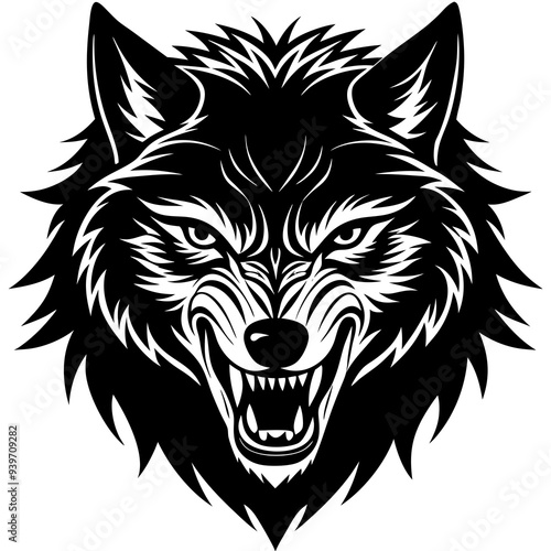 wolf head tattoo