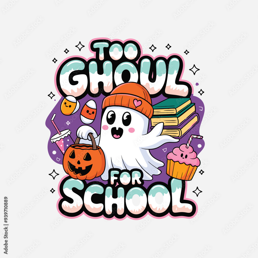 Naklejka premium TOO GHOUL FOR SCHOOL 3