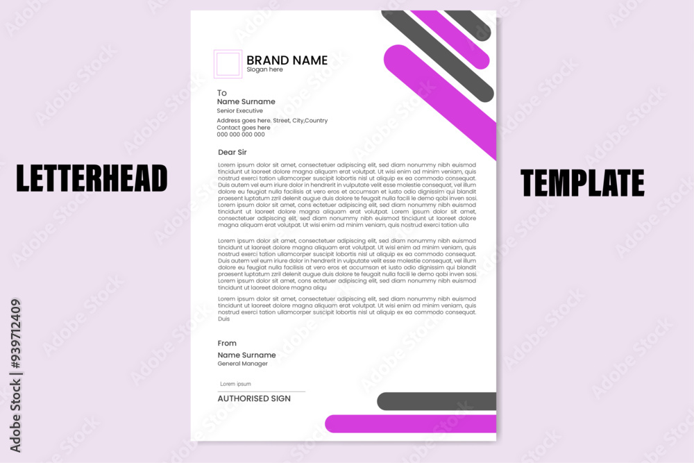 Modern Creative & Clean business style letterhead bundle of your corporate project design. set to print with vector & illustration Modern Creative & Clean business style letterhead bundle of your corporate project design. set to print with vector & illustration
