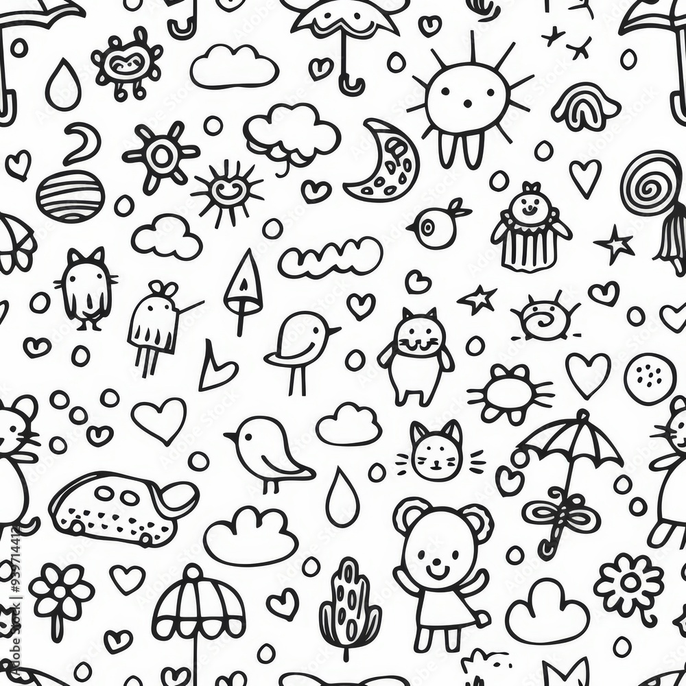 a simple line drawing with a outdoor themed coloring pages pattern for your little girl a simple line drawing with a outdoor themed coloring pages pattern for your little girl