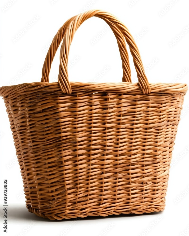 Wicker basket with sturdy handles, perfect for picnics, storage, and home decor. Natural, handwoven design adds rustic charm and functionality. Wicker basket with sturdy handles, perfect for picnics, storage, and home decor. Natural, handwoven design adds rustic charm and functionality.