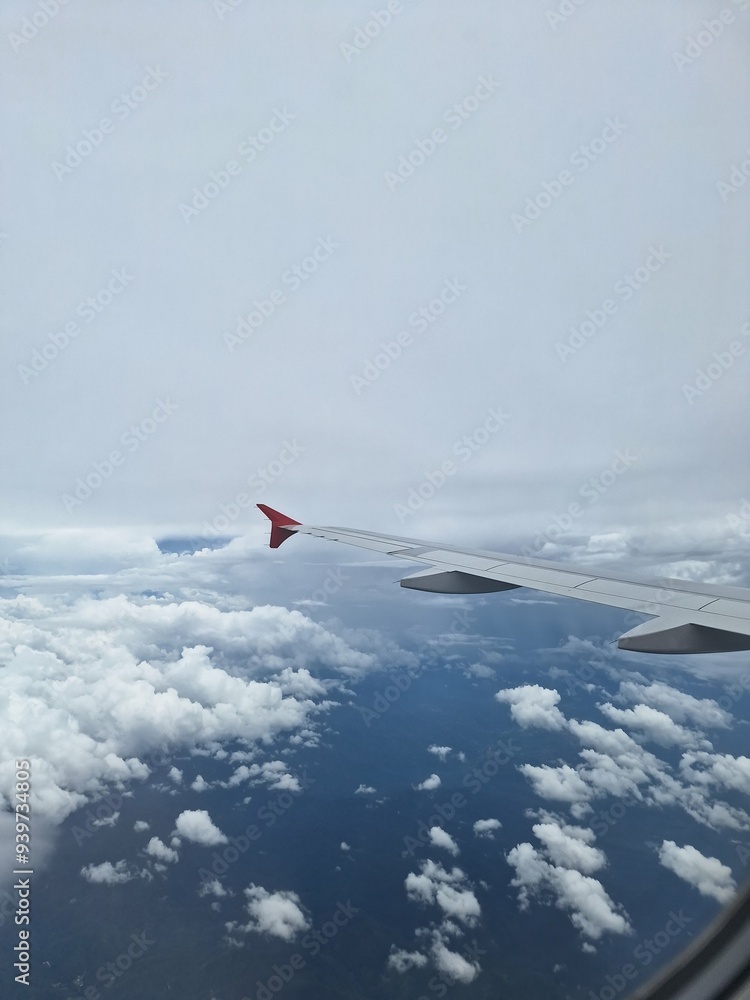 Fototapeta premium wing of airplane
