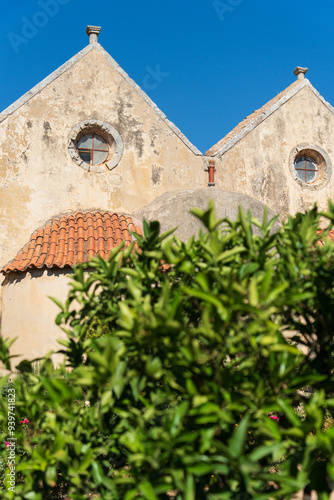 Monastery Arkadi in Rethimno Crete, Greece