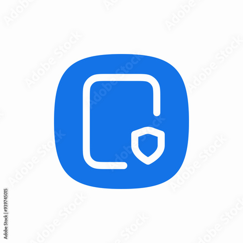 file document protection shield icon