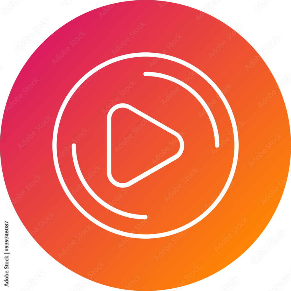 Play Button Vector Icon Play Button Vector Icon