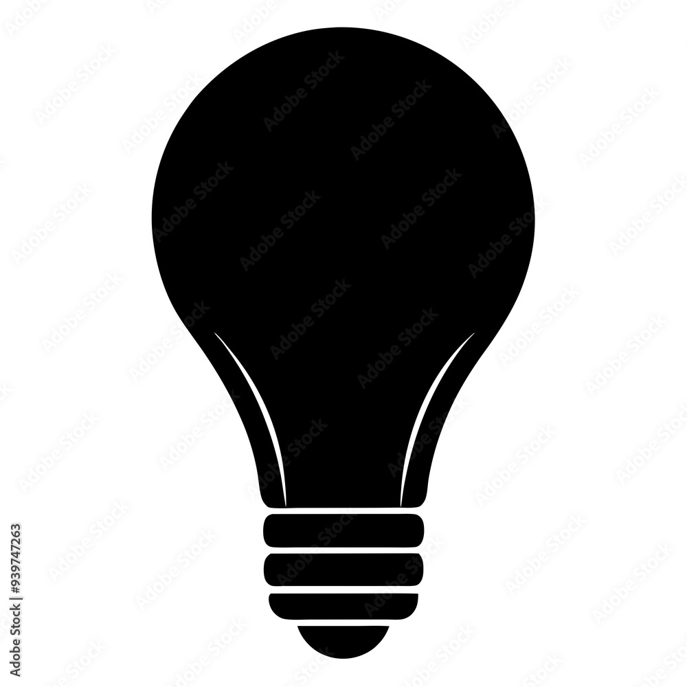 Silhouette Black Bulb Vector Logo Identity Elegant Black Bulb Vector Logo Design Silhouette Black Bulb Vector Logo Identity Elegant Black Bulb Vector Logo Design