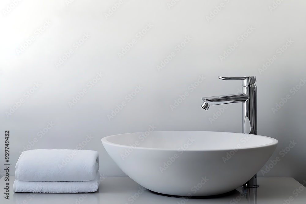 Fototapeta premium modern bathroom sink