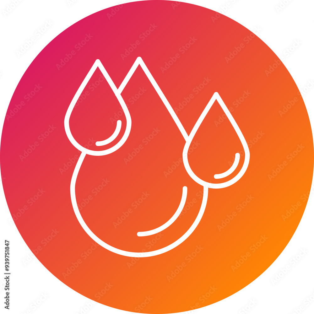 Water Drop Vector Icon