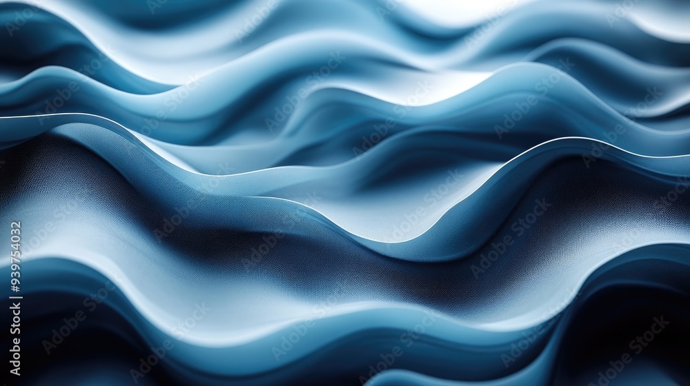 Abstract Blue Wavy Background Abstract Blue Wavy Background