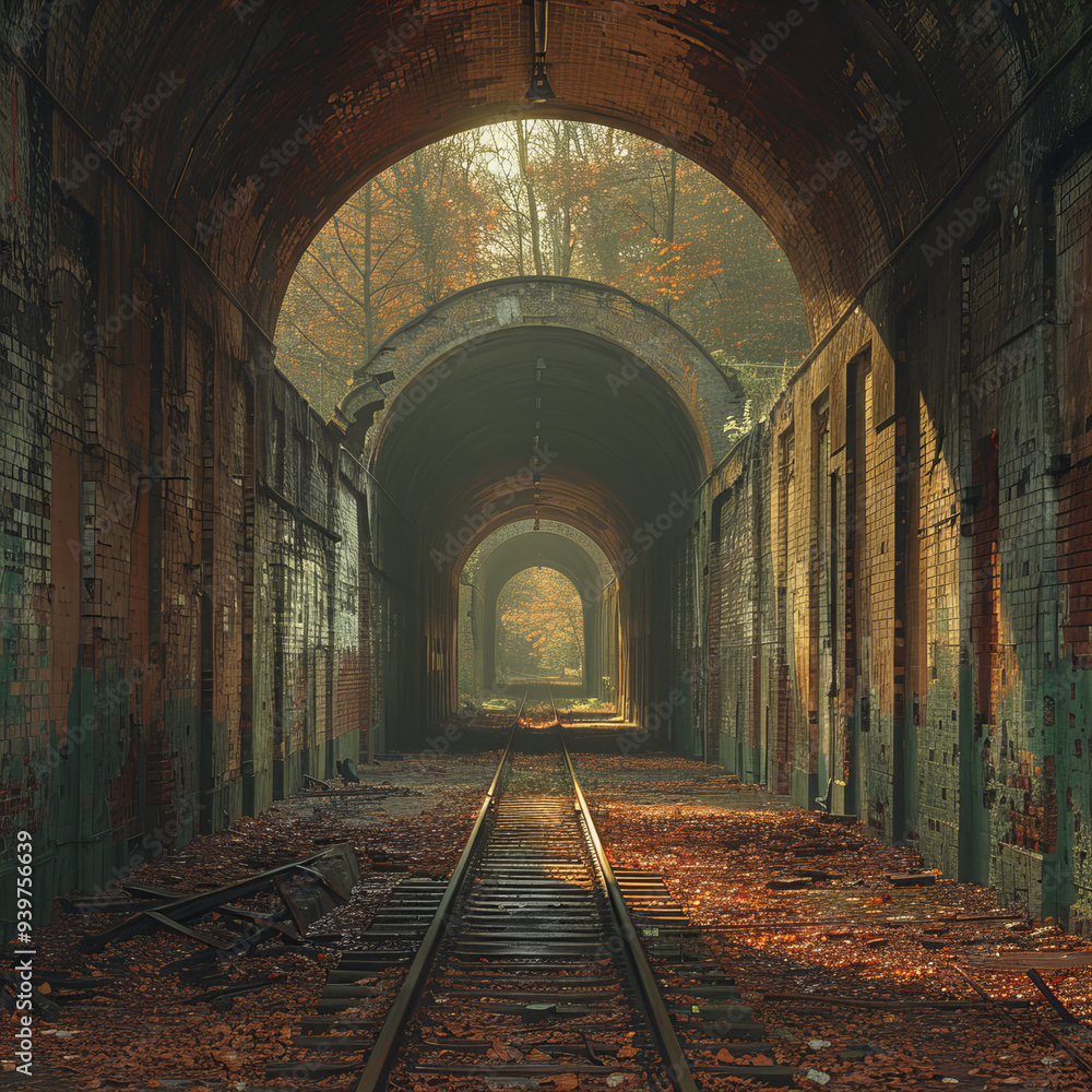 Obraz premium Mysteries and adventures Lost Place - Generativ AI