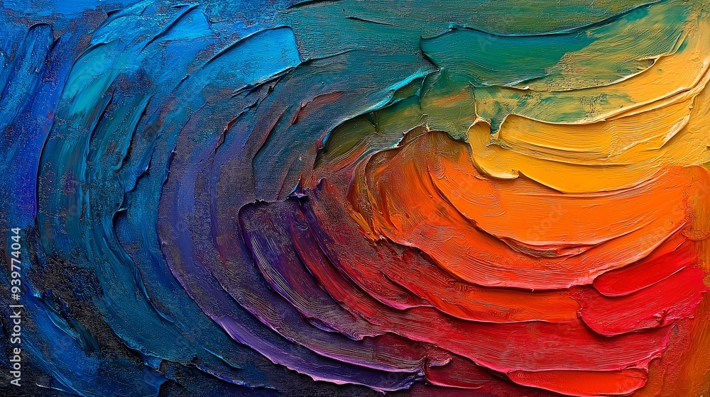 Fototapeta premium abstract creative art hand painting background