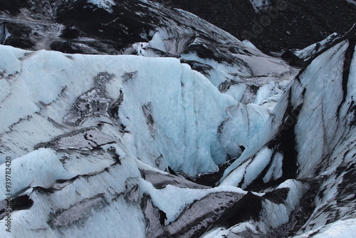 Sólheimajökull Glacier, a fabulous glacier hiking and ice climbing adventure in Iceland.