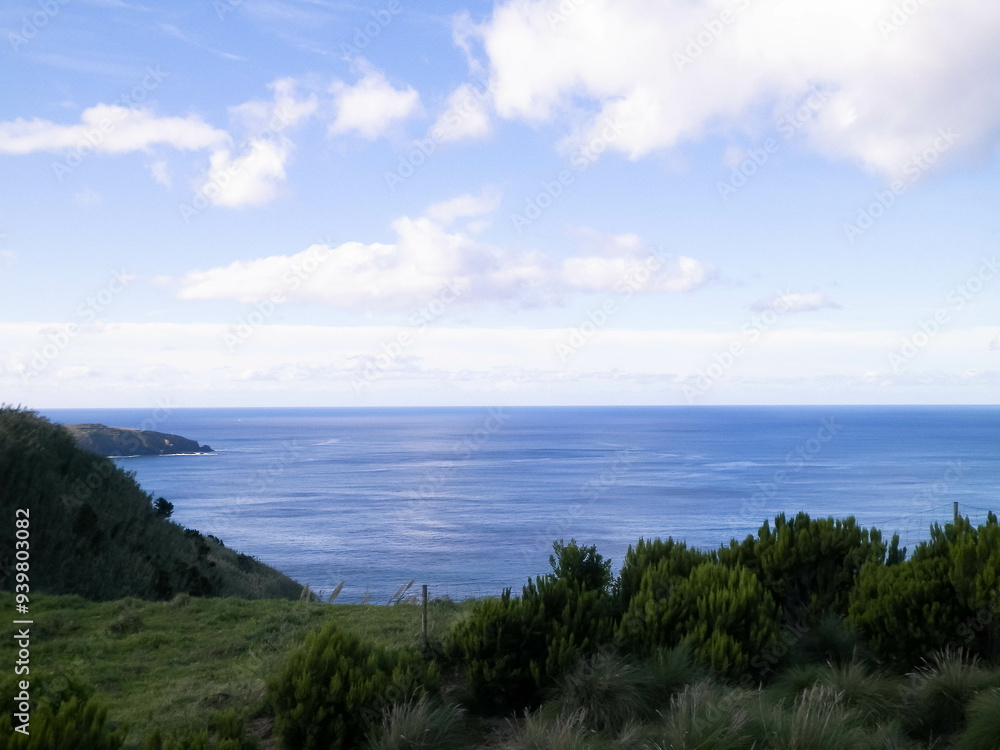 Coastal cliffs of Sao Miguel, Azores islands. Coastal cliffs of Sao Miguel, Azores islands.
