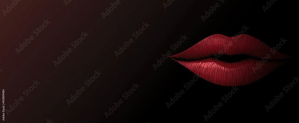 Sleek Vampire Fangs Halloween Banner Sleek Vampire Fangs Halloween Banner