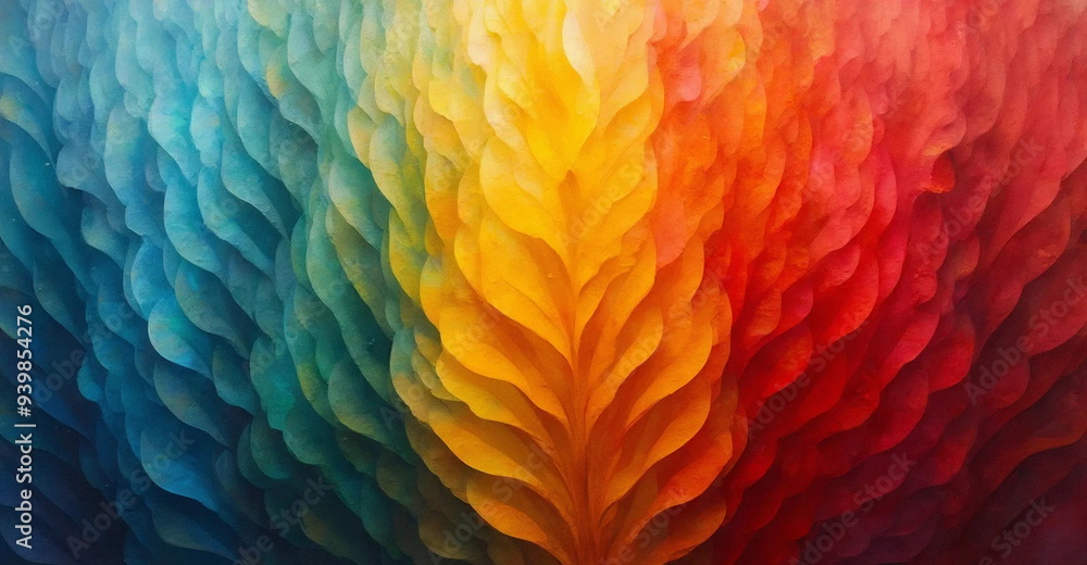 Fototapeta premium colorful feathers background