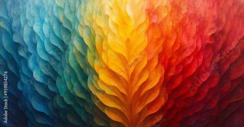colorful feathers background