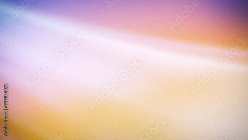 A soft 4K grainy gradient background featuring a blend of pastel hues in purple, pink, and yellow. Ideal for serene, gentle wallpapers, banners, and digital backdrops