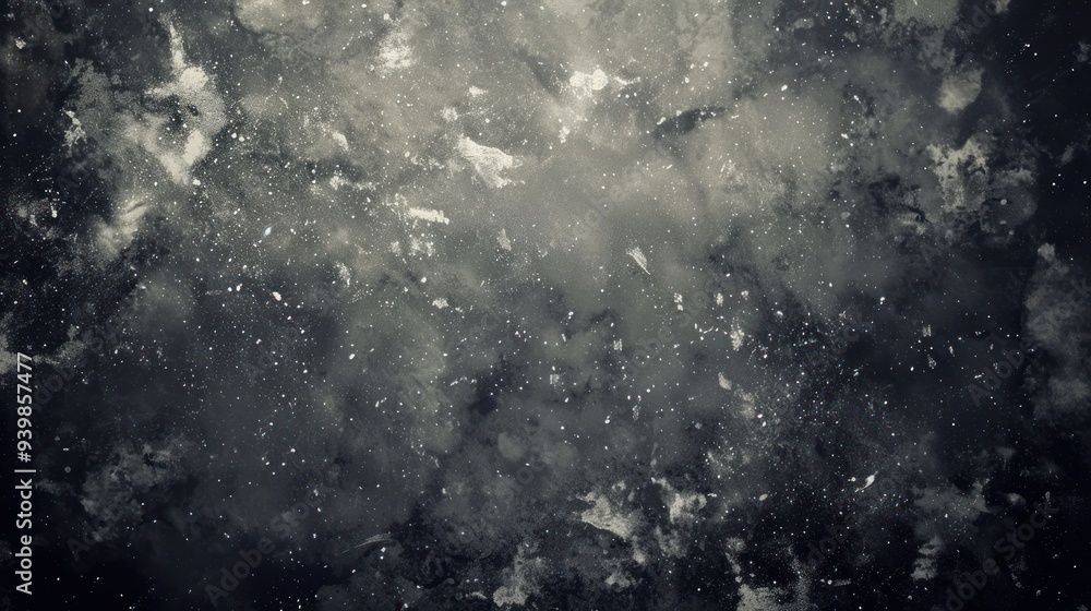 Abstract Cosmic Background with White Specks Abstract Cosmic Background with White Specks