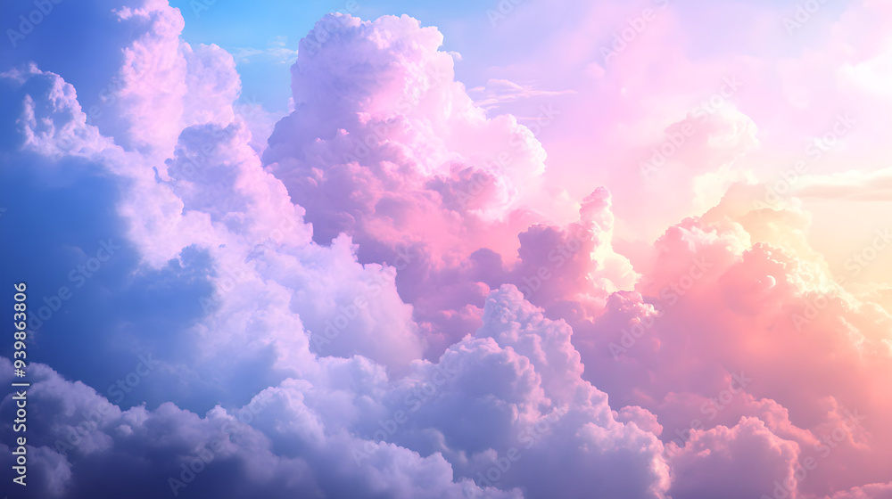 High resolution image of realistic image of anime style clouds High resolution image of realistic image of anime style clouds