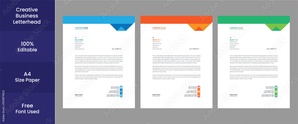 Letterhead Template Letterhead Template