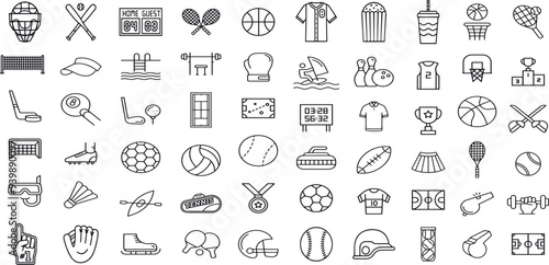 SPORTS EDITABLE ICON SET 