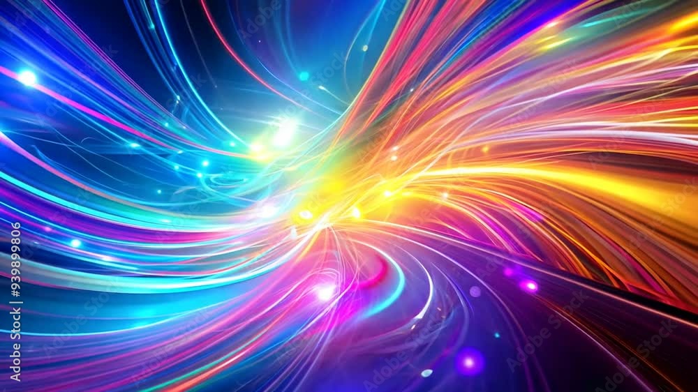 Abstract Swirling Lights. Abstract Swirling Lights.