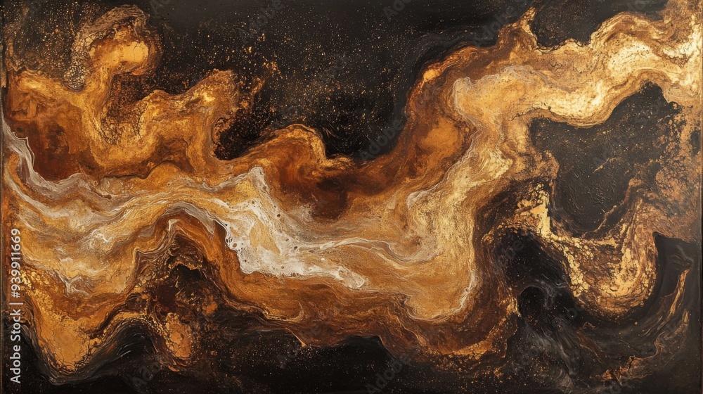 custom made wallpaper toronto digitalAbstract Fluid Art Painting