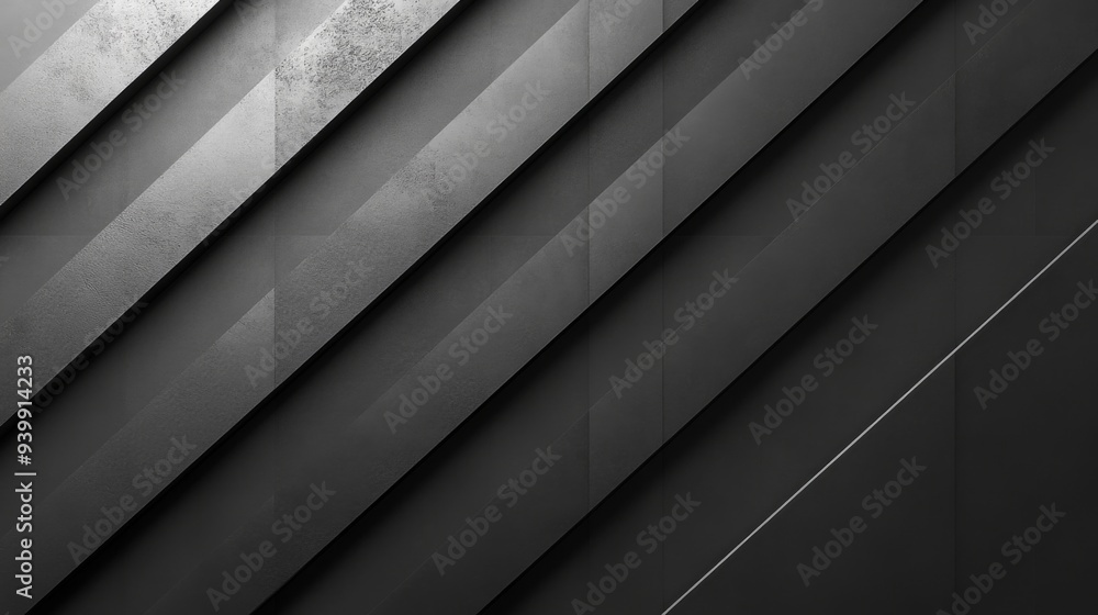 Obraz premium Abstract Geometric Dark Diagonal Lines
