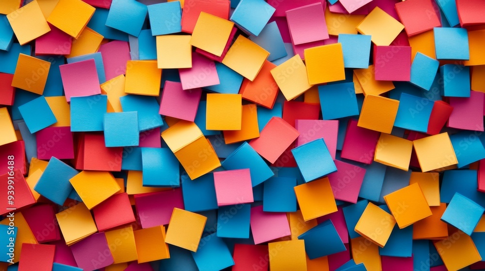 Colorful Sticky Notes Background Colorful Sticky Notes Background