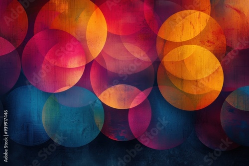 abstract background in colors and patterns for Apple Jack or Applejack Month photo