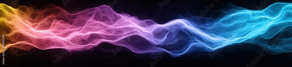Vibrant energy waves in the dark Vibrant energy waves in the dark
