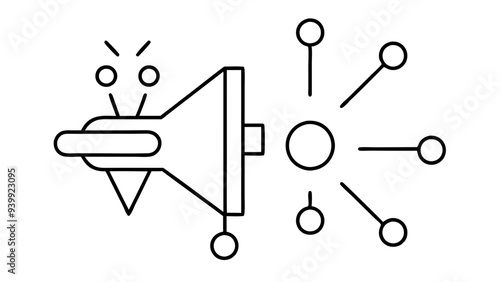 Digital marketing concept vector illustration of marketing concept