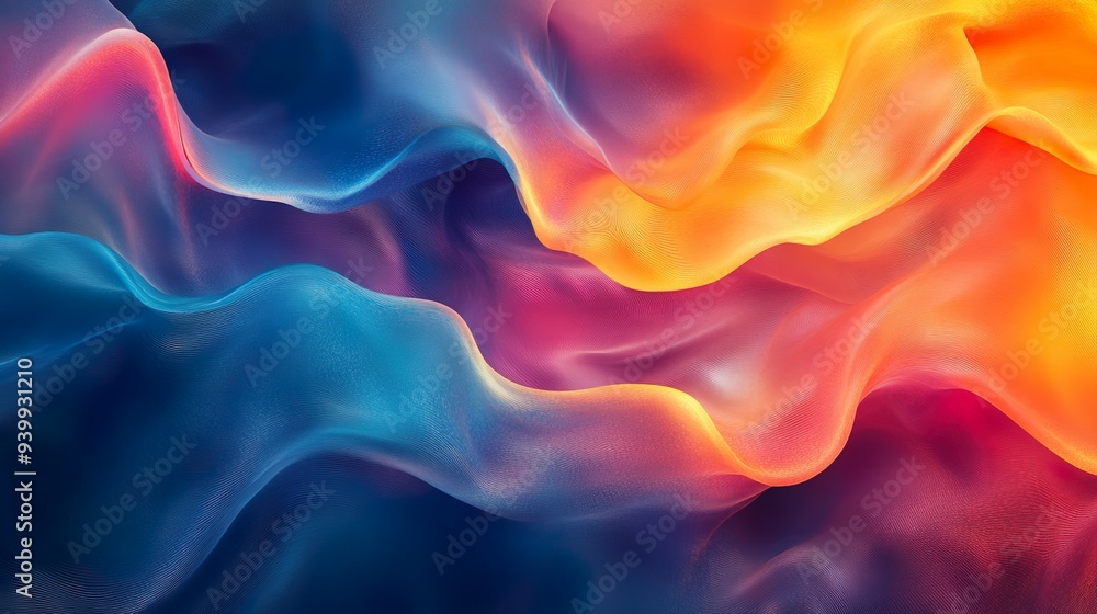 Obraz premium Vibrant Colors and Fluid Designs for a Creative Abstract Art Background
