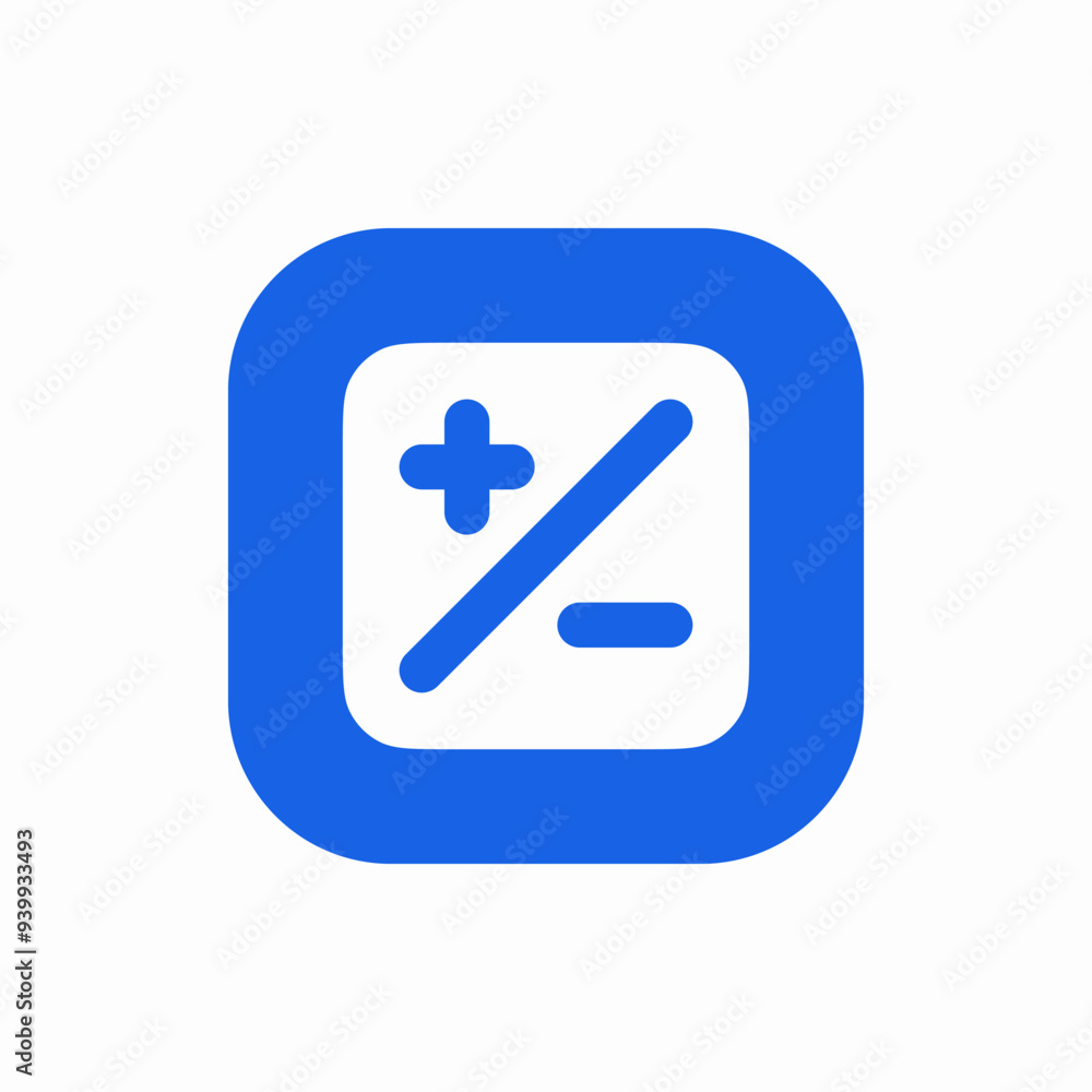 calculator math count icon vector calculator math count icon vector
