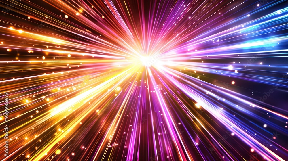 Abstract Light Burst Abstract Light Burst