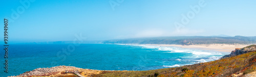 Praia do Bordeira, Portugal, in summer photo