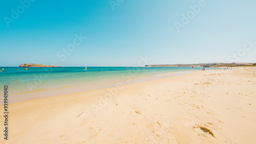 Praia do Martinhal, Portugal, in summer
