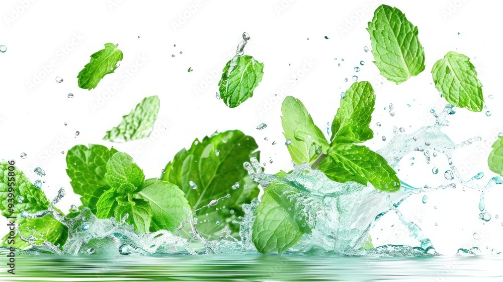 Refreshing Mint Splash Refreshing Mint Splash